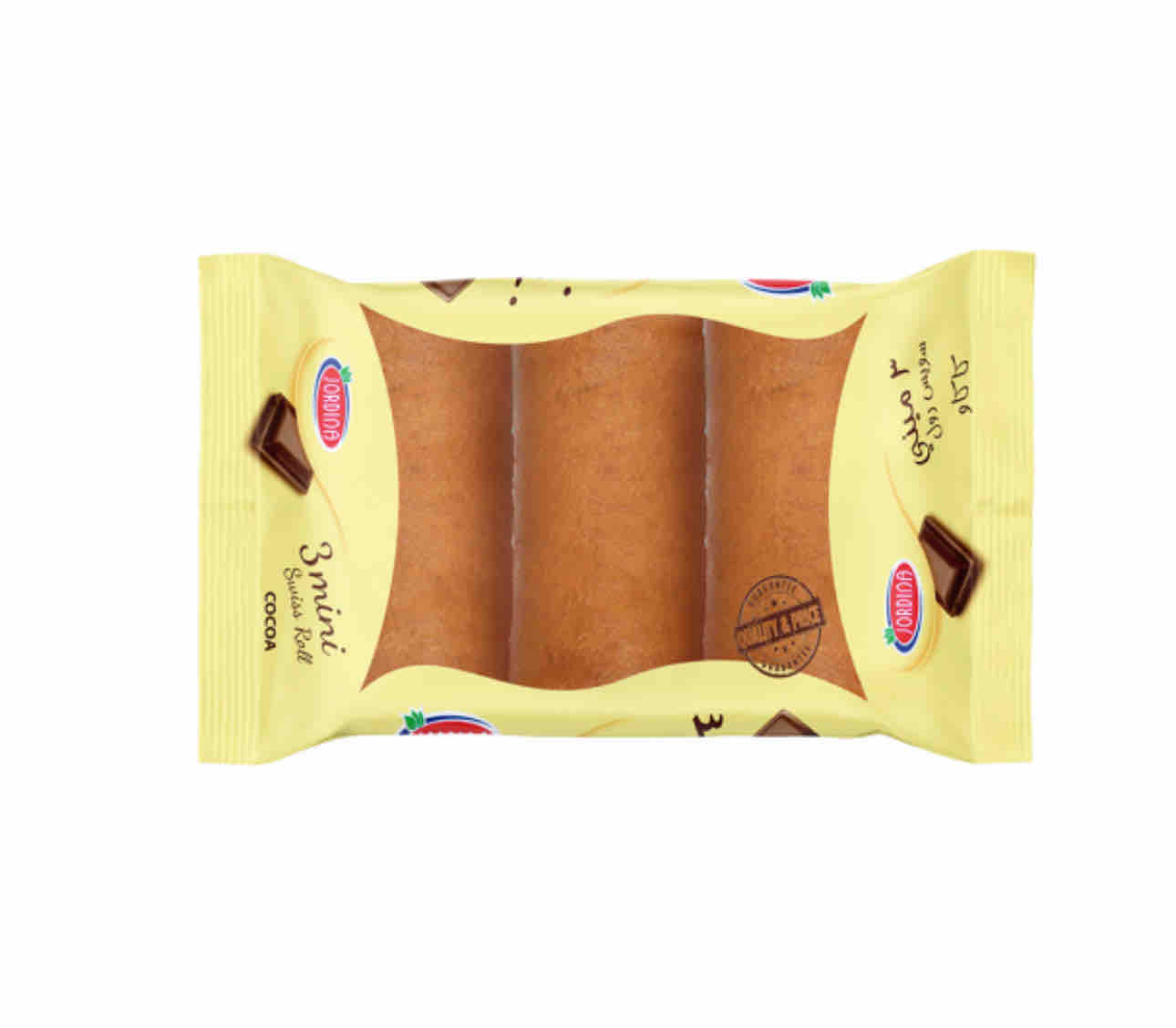 Jordina Mini Swiss Roll Chocolate 12*12*40gm product image